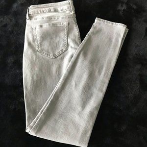 OLD NAVY Rockstar Skinny Jeans Low-Rise Gray Sz 2